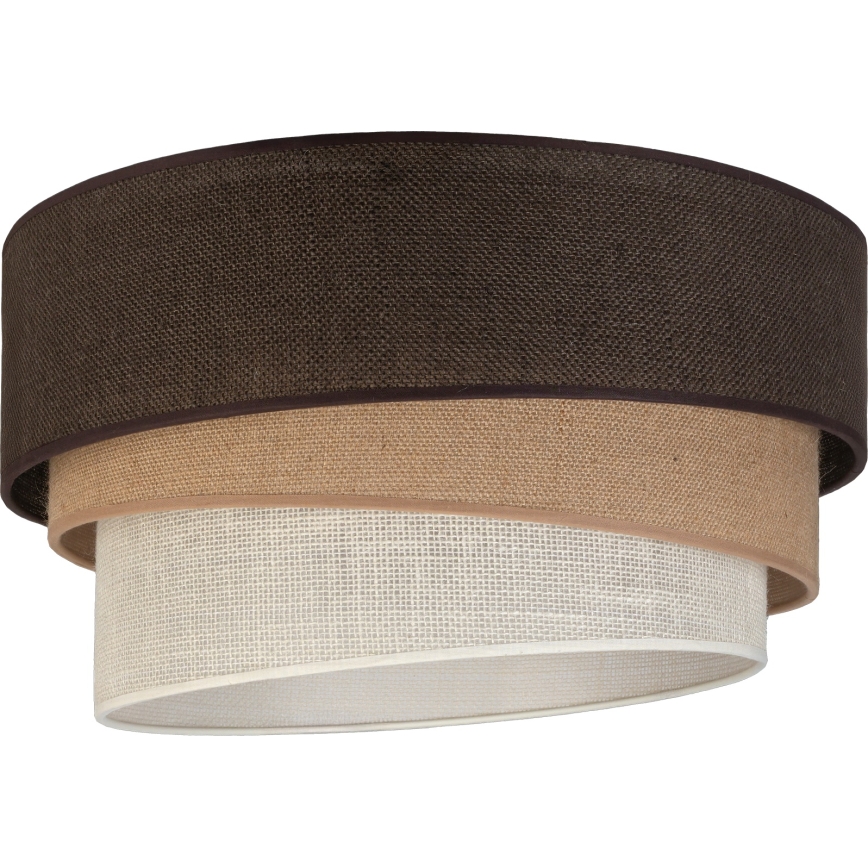 Brilagi - Kattovalaisin TRIO 3xE27/60W/230V halkaisija 60 cm ruskea/beige/valkoinen
