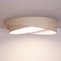 BRILAGI - Kattovalaisin VELVET TWIST LED/24W/230V 4000K halkaisija 55 cm beige