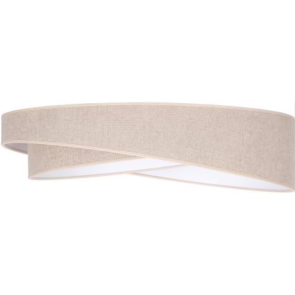 BRILAGI - Kattovalaisin VELVET TWIST LED/24W/230V 4000K halkaisija 55 cm beige