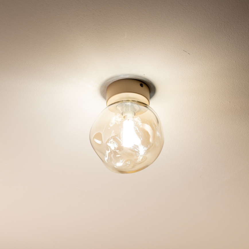 BRILAGI - Kattovalaisin VULCANO 1xG9/8W/230V beige/savunvärinen beige