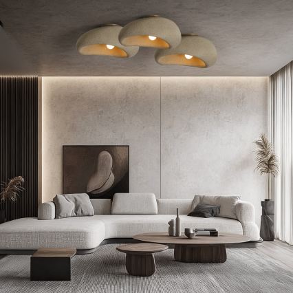 BRILAGI - Kattovalaisin WABI SABI 1xE27/60W/230V, halkaisija 50 cm, beige