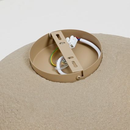 BRILAGI - Kattovalaisin WABI SABI 1xE27/60W/230V, halkaisija 50 cm, beige