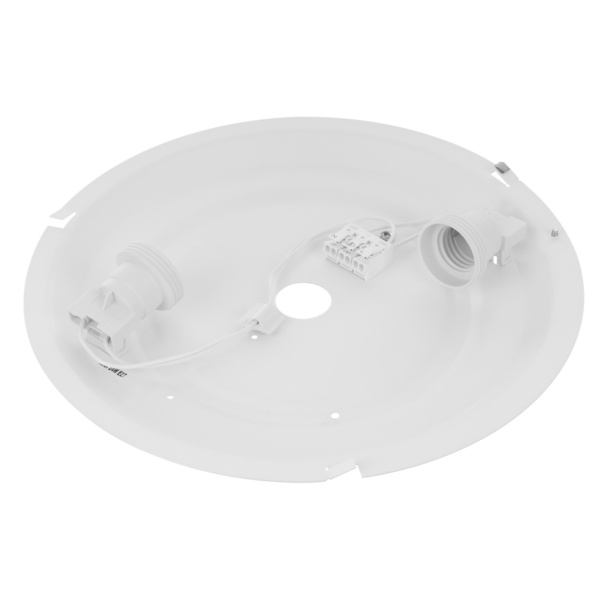 Brilagi - Kattovalo CLARE 2xE27/24W/230V halkaisija 30 cm valkoinen