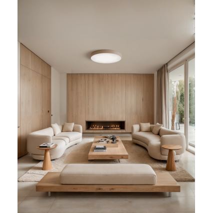 Brilagi - Kattovalo CLARE 5xE27/24W/230V halkaisija 60 cm beige