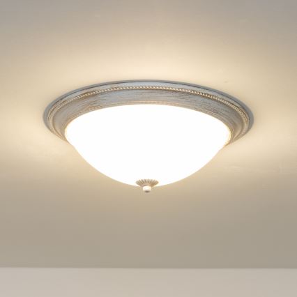 Brilagi - Kattovalo CLASSIC 3xE27/60W/230V kerma/patina