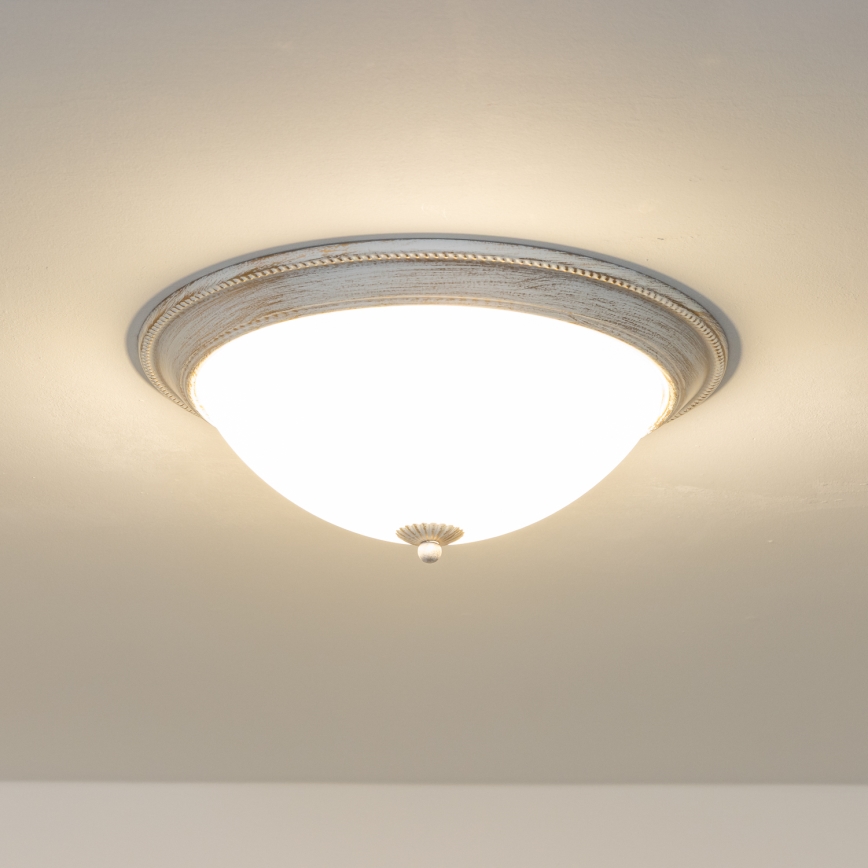 Brilagi - Kattovalo CLASSIC 3xE27/60W/230V kerma/patina