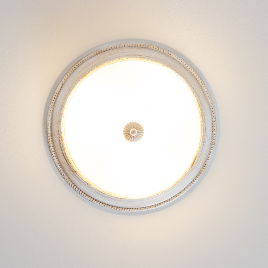 Brilagi - Kattovalo CLASSIC 3xE27/60W/230V kerma/patina