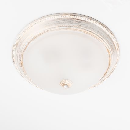 Brilagi - Kattovalo CLASSIC 3xE27/60W/230V kerma/patina