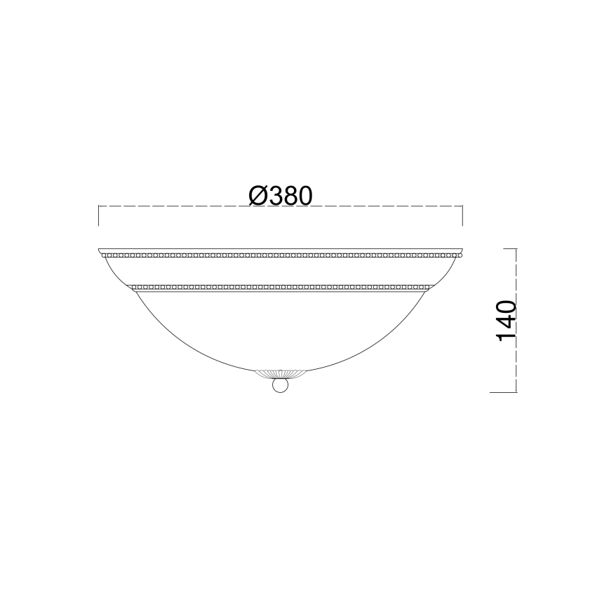Brilagi - Kattovalo CLASSIC 3xE27/60W/230V pronssi
