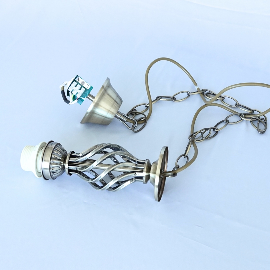 Brilagi - Ketjulla varustettu riippuvalaisin NOSTALGIA 1xE27/60W/230V