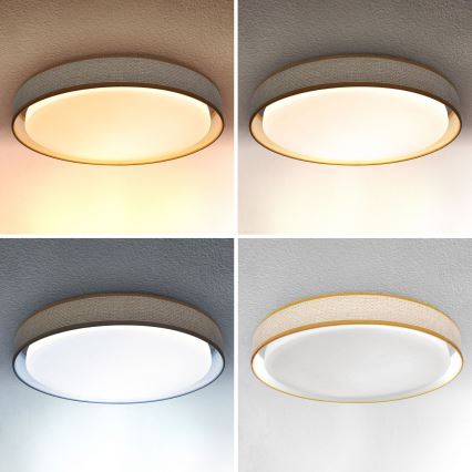 Brilagi - LED himmennettävä kattovalaisin KIANIA LED/48W/230V 3000-6500K halkaisija 43 cm + kaukosäädin