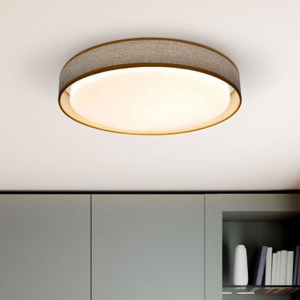 Brilagi - LED himmennettävä kattovalaisin KIANIA LED/48W/230V 3000-6500K halkaisija 43 cm + kaukosäädin