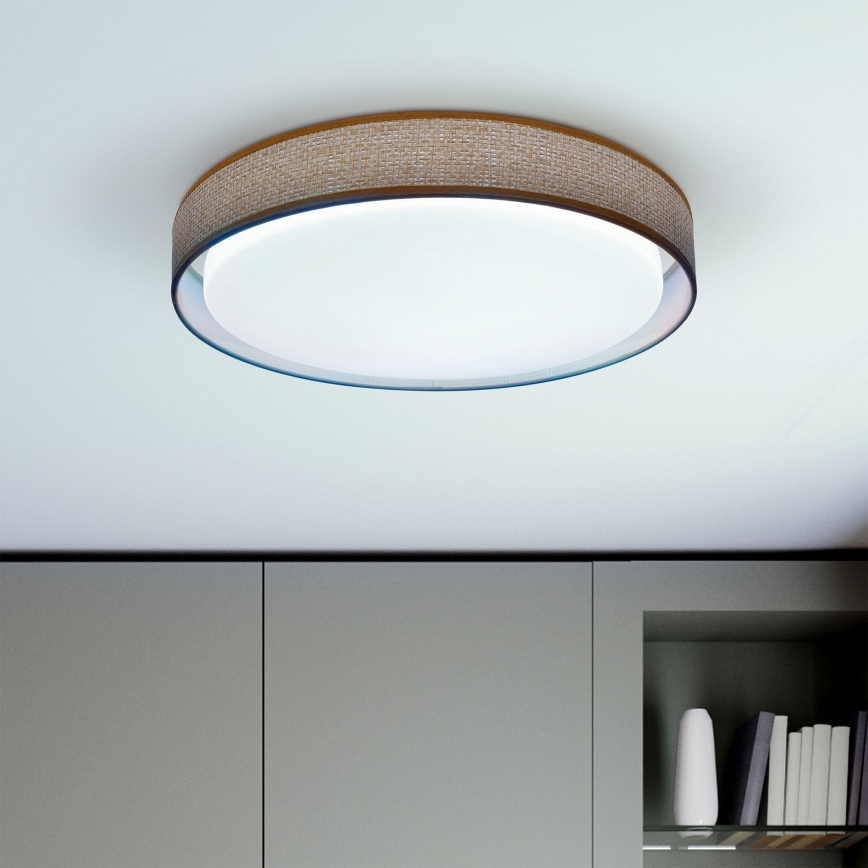 Brilagi - LED himmennettävä kattovalaisin KIANIA LED/48W/230V 3000-6500K halkaisija 43 cm + kaukosäädin