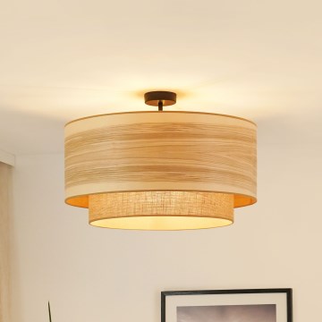 Brilagi - Kiinnitettävä kattovalaisin MONTANA BOHO 1xE27/15W/230V halkaisija 60 cm ruskea