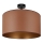 Brilagi - Kiinnitettävä kattovalaisin OREGON ROLLER VEGE 1xE27/15W/230V Ø 45 cm ruskea