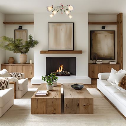 Brilagi - Kiinteä kattokruunu FLORA 6xE14/60W/230V