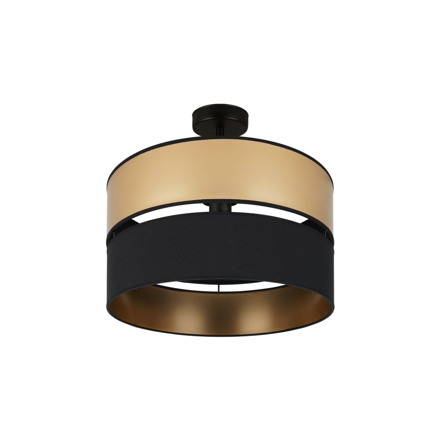 Brilagi - Kiinteä kattokruunu ROYAL 1xE27/15W/230V halkaisija 40 cm musta/kulta