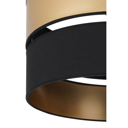 Brilagi - Kiinteä kattokruunu ROYAL 1xE27/15W/230V halkaisija 40 cm musta/kulta