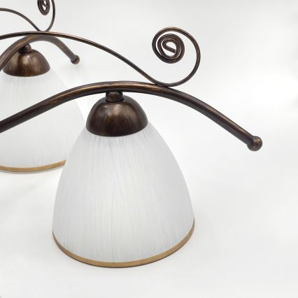 Brilagi - Kiinteä LED-kattokruunu ANTICO 5xE27/60W/230V pronssi patina