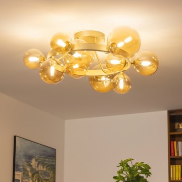 Brilagi - Kiinteä LED-kattokruunu MILLA 10xG9/3W/230V kulta