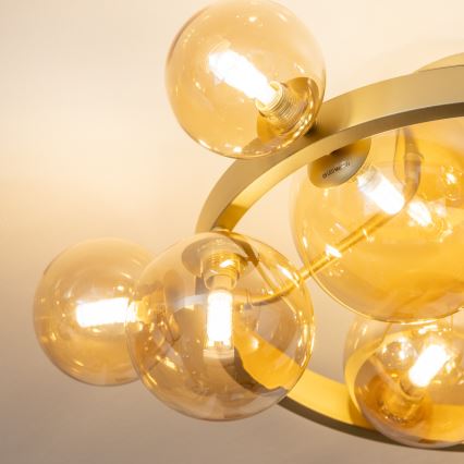 Brilagi - Kiinteä LED-kattokruunu MILLA 10xG9/3W/230V kulta