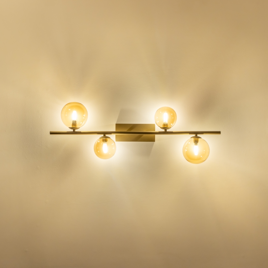 Brilagi - Kiinteä LED-kattokruunu MILLA 4xG9/3W/230V kulta