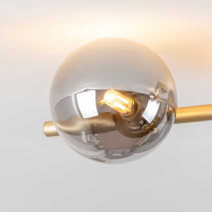 Brilagi - Kiinteä LED-kattokruunu MILLA 4xG9/3W/230V kulta/savuinen