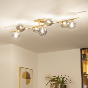 Brilagi - Kiinteä LED-kattokruunu MILLA 7xG9/3W/230V kulta/savuinen