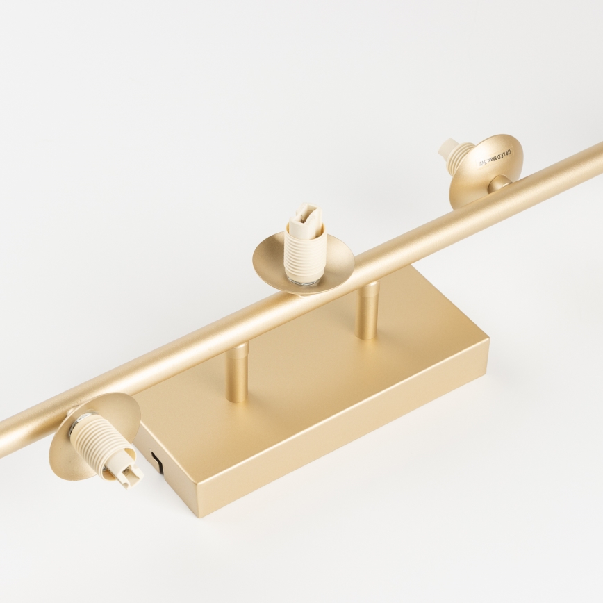 Brilagi - Kiinteä LED-kattokruunu MILLA 7xG9/3W/230V kulta/savuinen