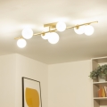 Brilagi - Kiinteä LED-kattokruunu MILLA 7xG9/3W/230V kulta/valkoinen