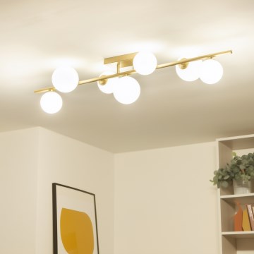 Brilagi - Kiinteä LED-kattokruunu MILLA 7xG9/3W/230V kulta/valkoinen