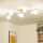 Brilagi - Kiinteä LED-kattokruunu MILLA 7xG9/3W/230V kulta/valkoinen