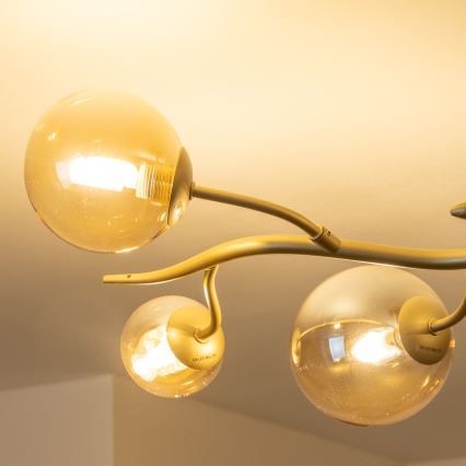 Brilagi - Kiinteä LED-kattokruunu MISTEL 6xG9/3W/230V kulta