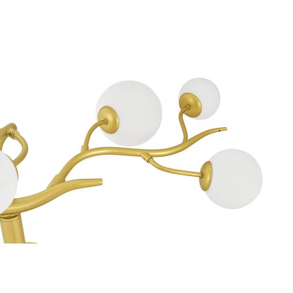 Brilagi - Kiinteä LED-kattokruunu MISTEL 9xG9/3W/230V kulta/valkoinen