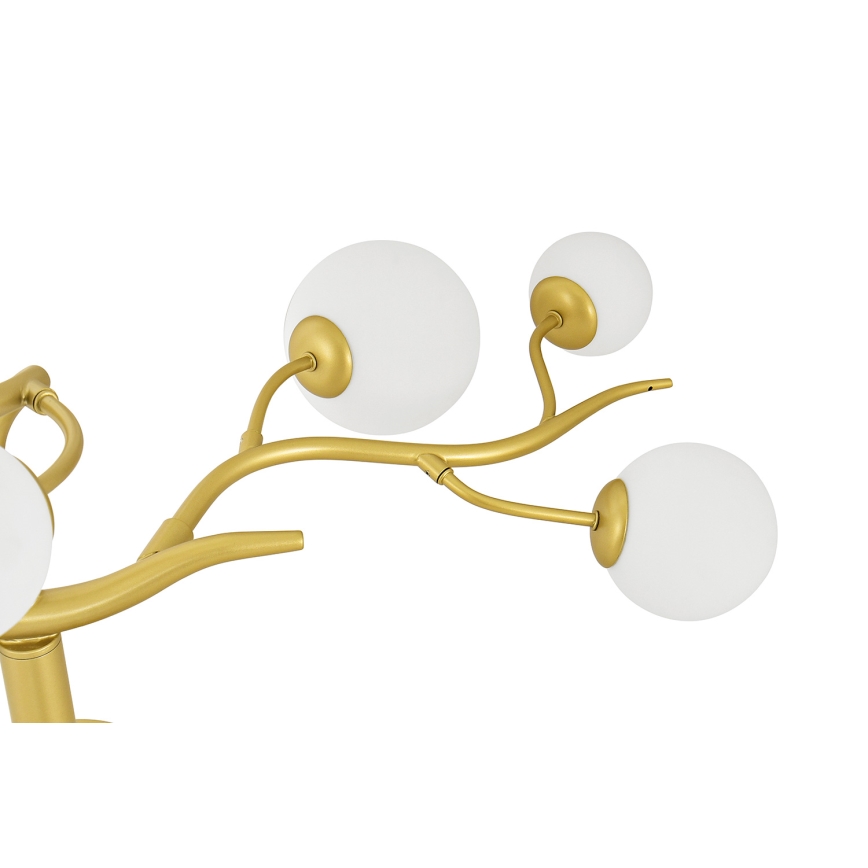 Brilagi - Kiinteä LED-kattokruunu MISTEL 9xG9/3W/230V kulta/valkoinen