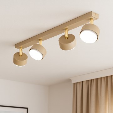 Brilagi - Kohdevalaisin 4xGX53/12W/230V beige