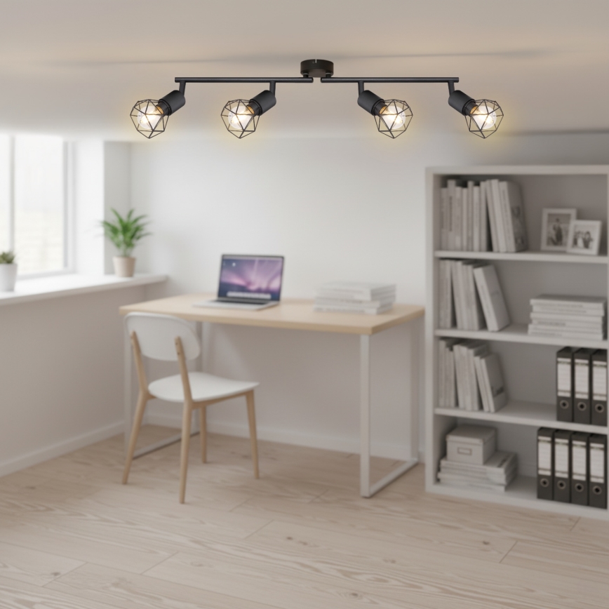 Brilagi - Kohdevalaisin CAGE 4xE14/40W/230V