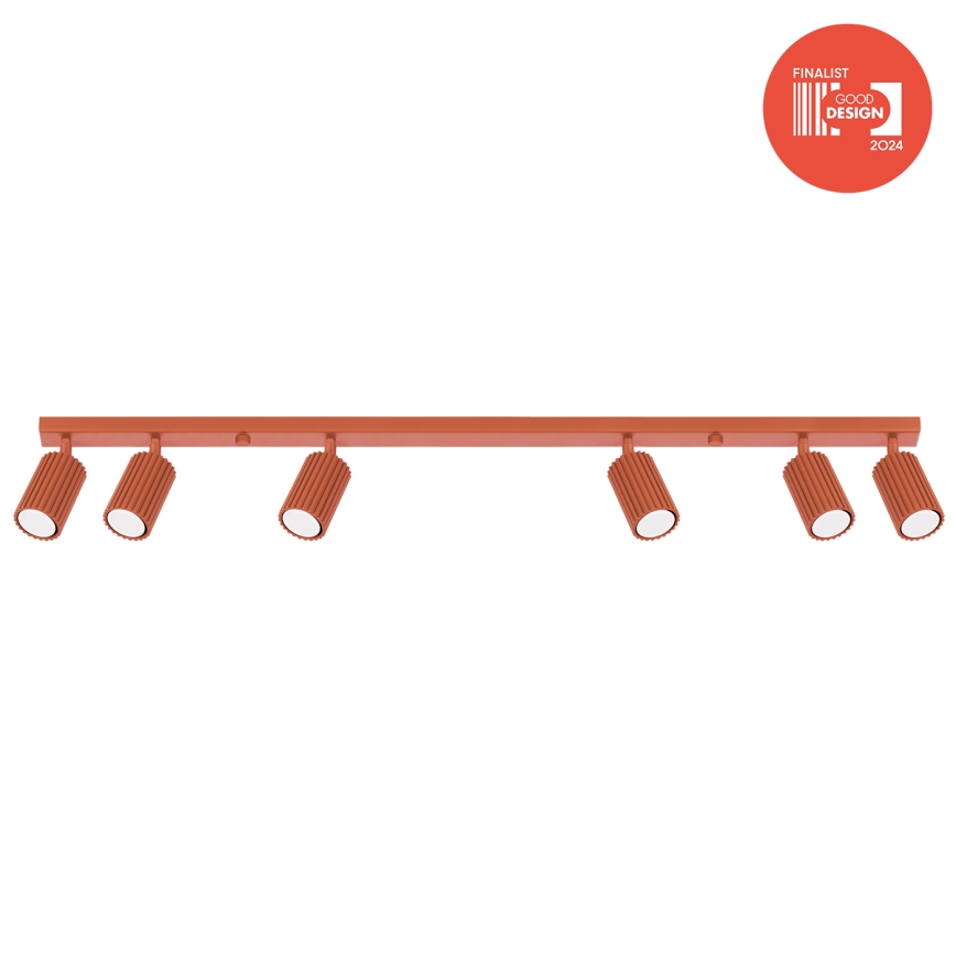 Brilagi - Kohdevalaisin CRESTO 6xGU10/10W/230V punainen