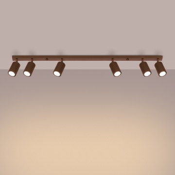 Brilagi - Kohdevalaisin CRESTO 6xGU10/10W/230V ruskea