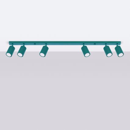 Brilagi - Kohdevalaisin CRESTO 6xGU10/10W/230V turkoosi