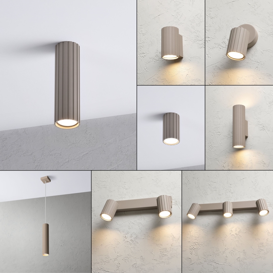 Brilagi - Kohdevalaisin CRISPINA 1xGU10/10W/230V 20 cm beige