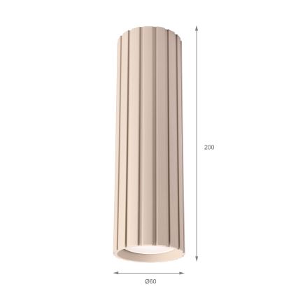 Brilagi - Kohdevalaisin CRISPINA 1xGU10/10W/230V 20 cm beige
