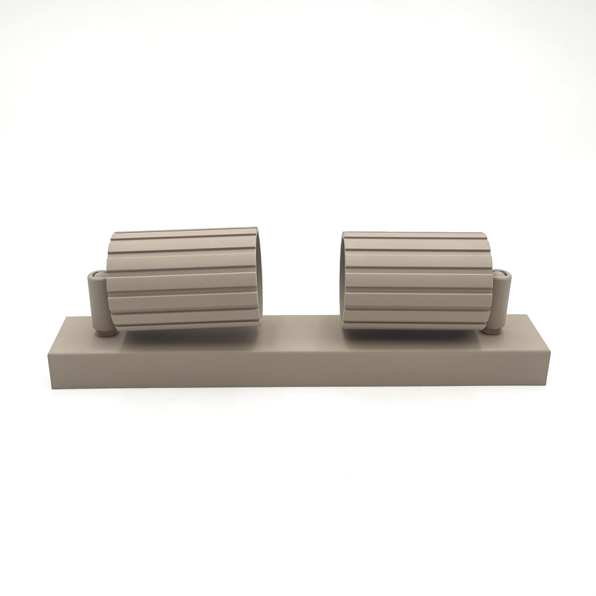 Brilagi - kohdevalaisin CRISPINA 2xGU10/10W/230V beige