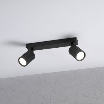 Brilagi - Kohdevalaisin CRISPINA 2xGU10/10W/230V musta