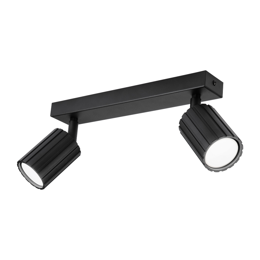 Brilagi - Kohdevalaisin CRISPINA 2xGU10/10W/230V musta