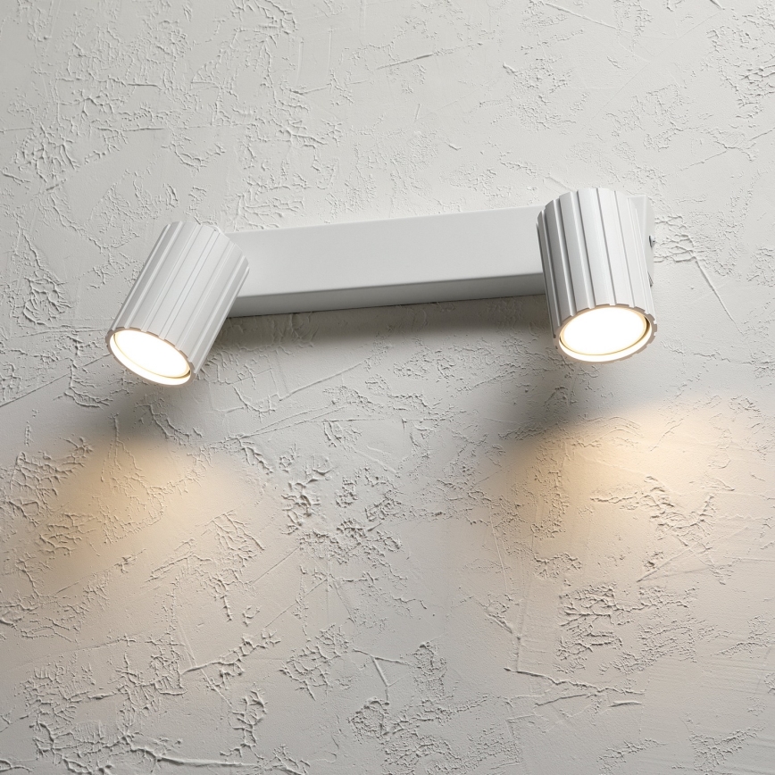 Brilagi - Kohdevalaisin CRISPINA 2xGU10/10W/230V valkoinen