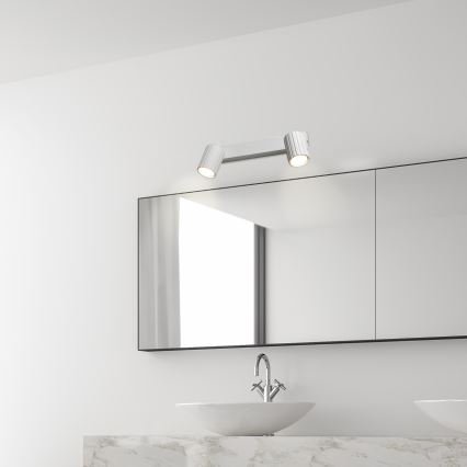 Brilagi - Kohdevalaisin CRISPINA 2xGU10/10W/230V valkoinen