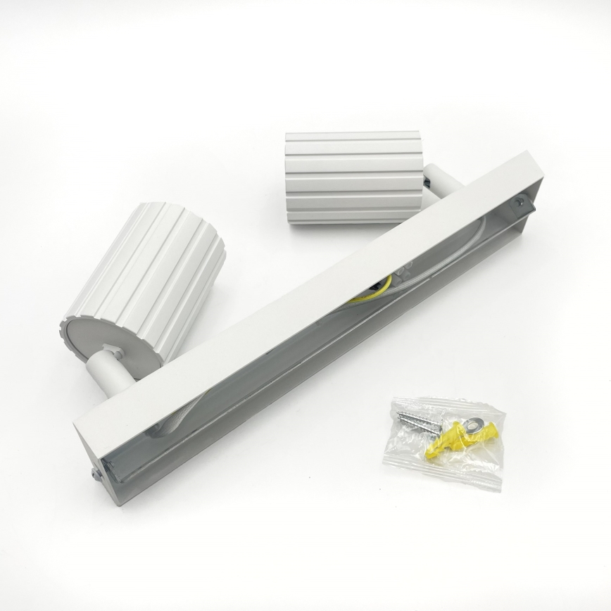 Brilagi - Kohdevalaisin CRISPINA 2xGU10/10W/230V valkoinen