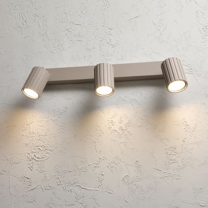 Brilagi - Kohdevalaisin CRISPINA 3xGU10/10W/230V beige