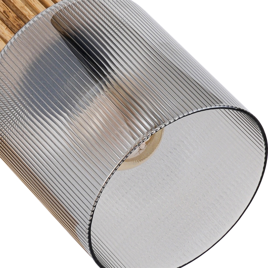 Brilagi - Kohdevalaisin HYGGE 2xE14/15W/230V puu/savunharmaa